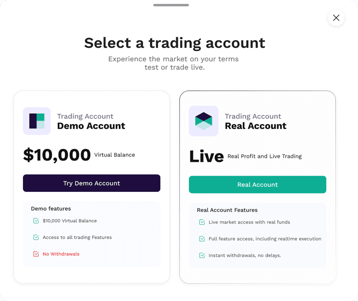 Live Account Image